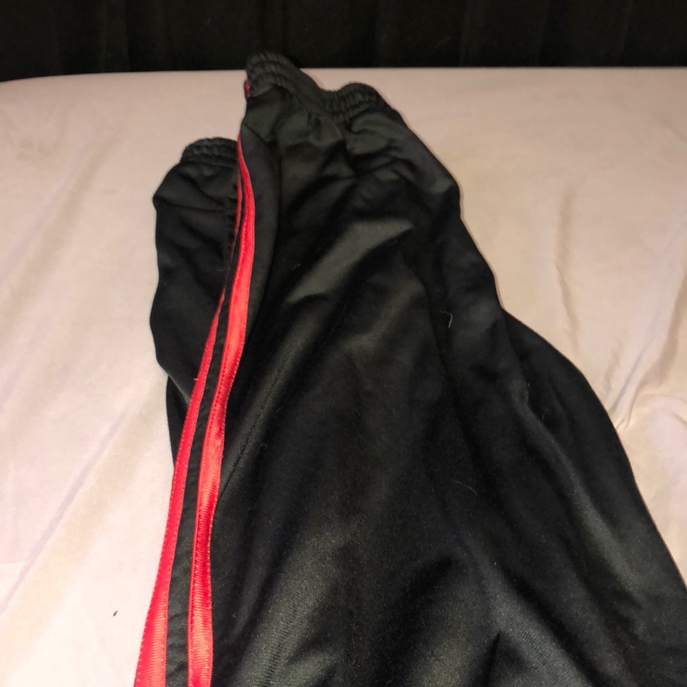 Sketchers black and red sweatpants